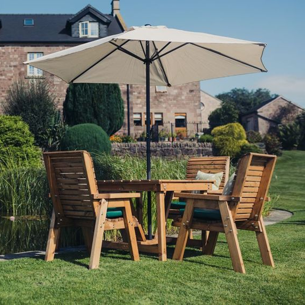 Churnet Valley 4 Seater Square 4 Chairs - Churnet Valley