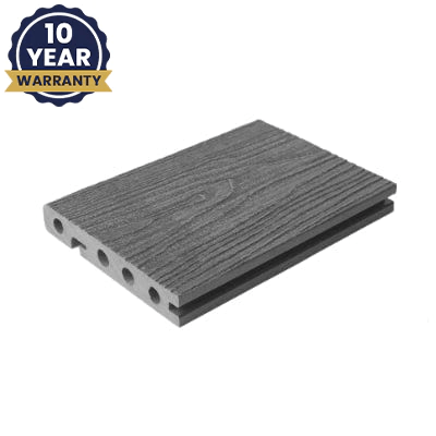 DDecks DuroD3 Composite Bullnose Woodgrain Effect Decking Board 138mm x 21mm x 2.5m - All Colours - DDecks