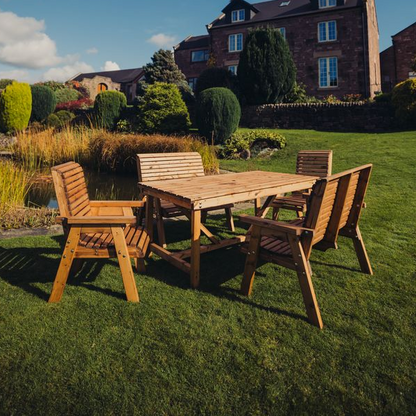 Churnet Valley 6 Seater Set 2 Chairs and 2 x Benches - Churnet Valley