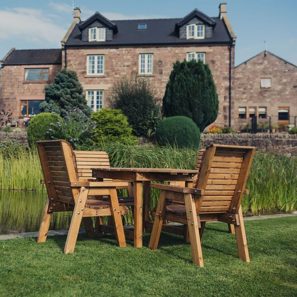 Churnet Valley 4 Seater Round 4 Chairs - Churnet Valley