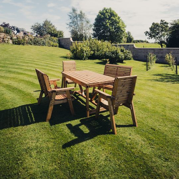 Churnet Valley 6 Seater Set 2 Chairs and 2 x Benches - Churnet Valley