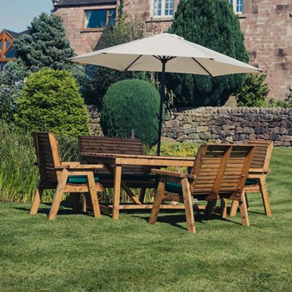 Churnet Valley 6 Seater Set 2 Chairs and 2 x Benches - Churnet Valley