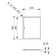 Load image into Gallery viewer, Aspen Stainless Steel Drainer For Undermount Sinks - Reginox
