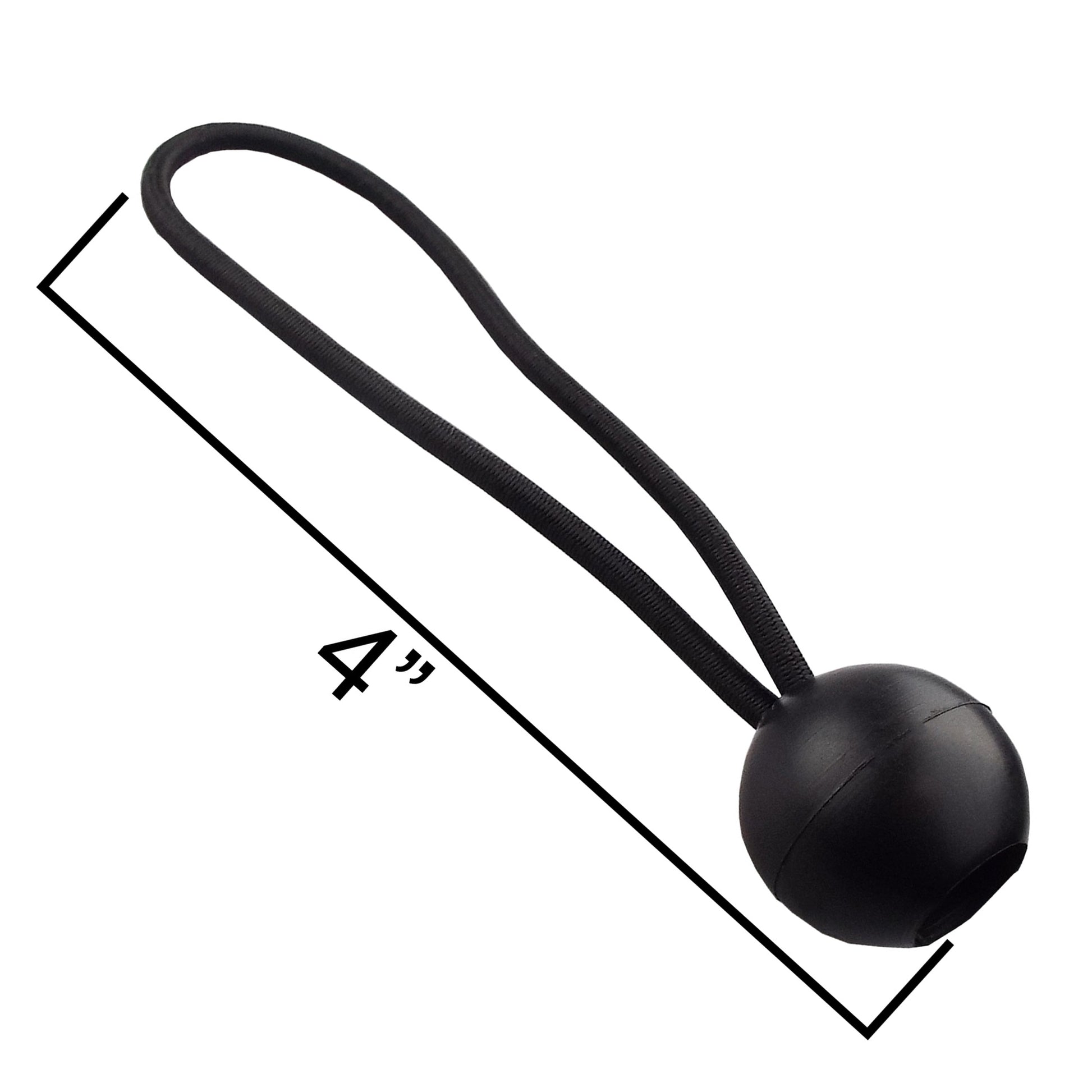 Bungee Ball 4" Black - Best4Trade-Retail Tarpaulins