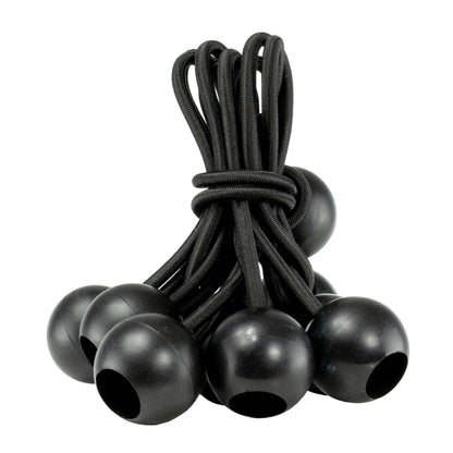 Silver XL-Grade Tarpaulin with 10 x 6" Bungee Balls (Black) and 10 x Screw Type Tarp Clips - Best4Trade-Retail Tarpaulins
