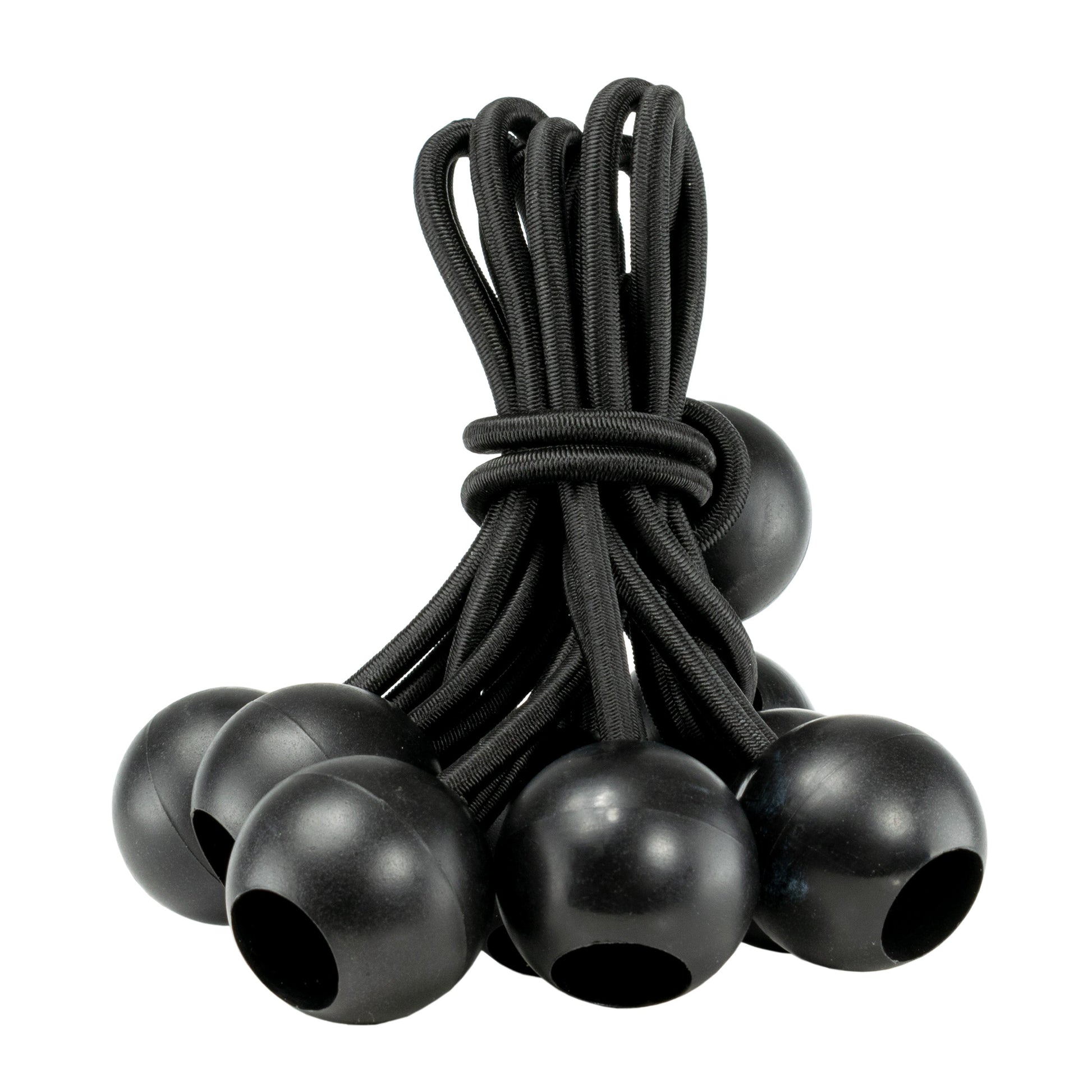 Grey L-Grade Tarpaulin with 10 x 6" Bungee Balls (Black) - Best4Trade-Retail Tarpaulins