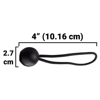Black/Silver L-Grade Tarpaulin with Bungee Balls (Black) - Best4Trade-Retail Tarpaulins
