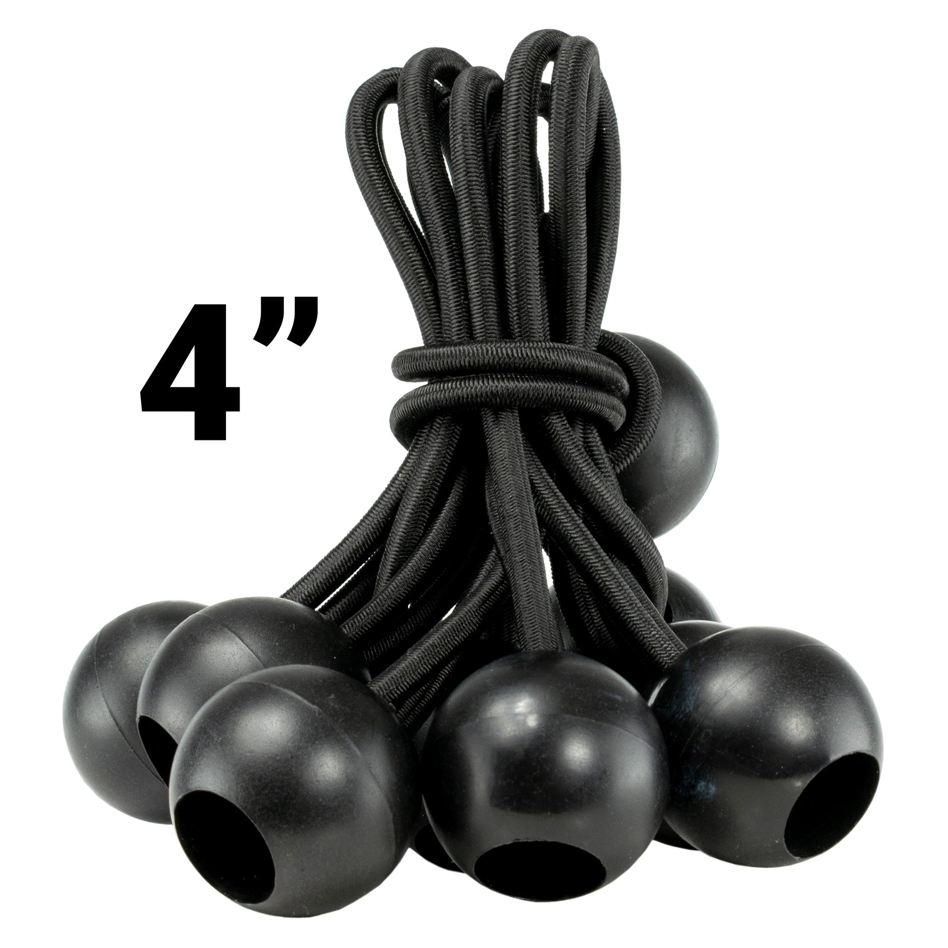 White M-Grade Tarpaulin with 10 x Bungee Balls (Black) - Best4Trade-Retail Tarpaulins