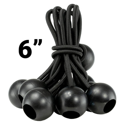 Blue S-Grade Tarpaulin with 10 x 6" Bungee Balls (Black) - Best4Trade-Retail Tarpaulins