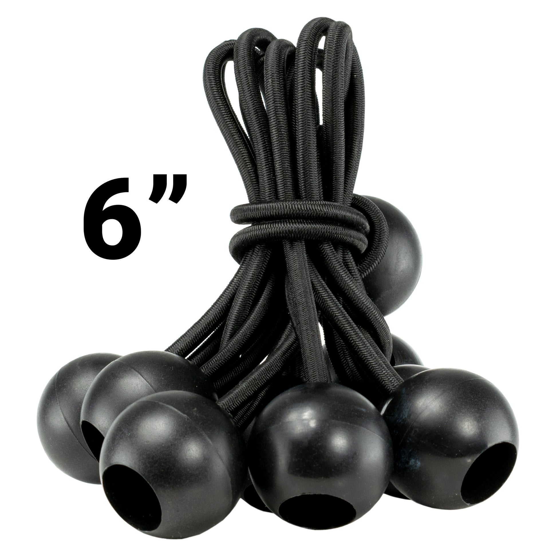 Green M-Grade Tarpaulin with 10 x 6" Bungee Balls (Black) - Best4Trade-Retail Tarpaulins
