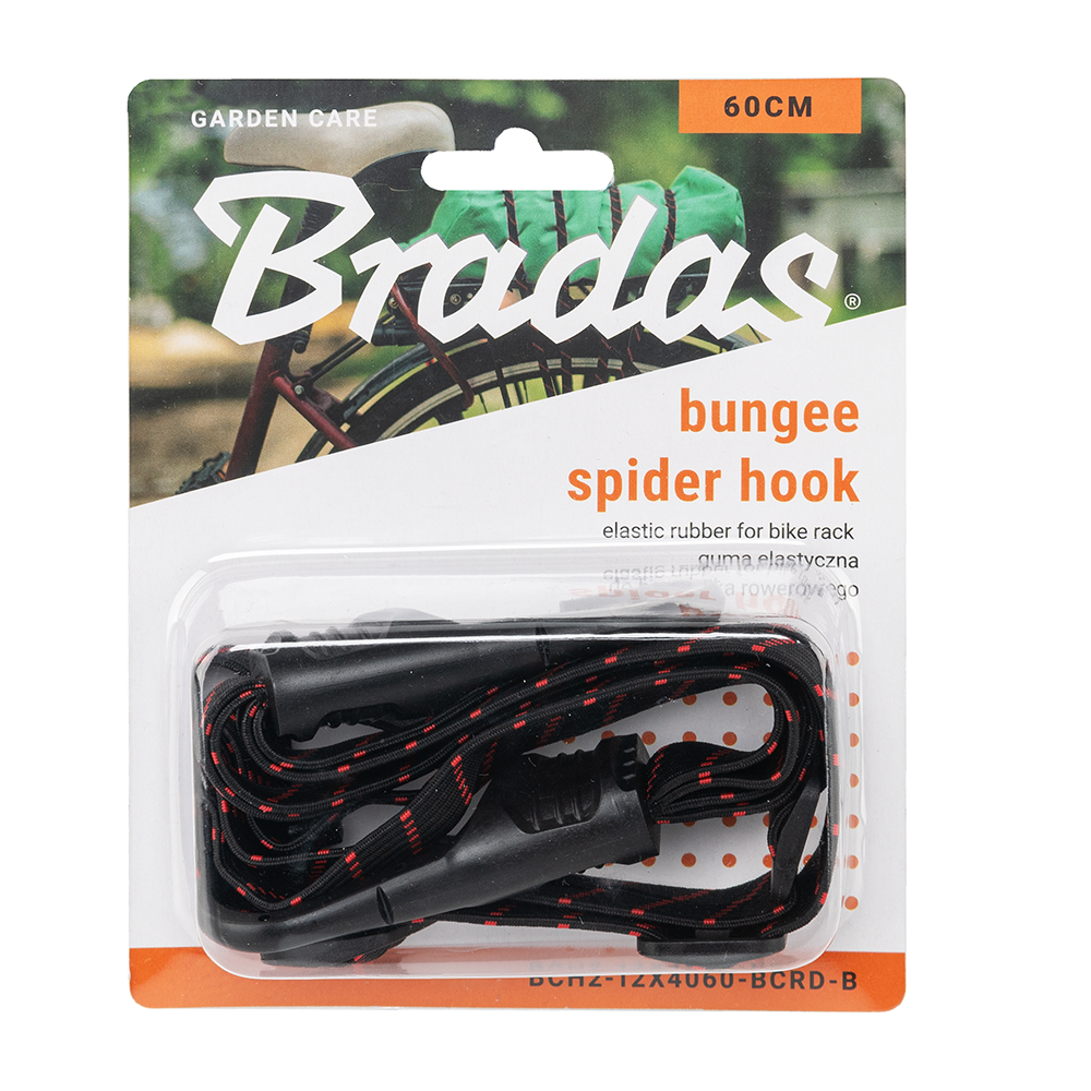 Bungee Spider Hook Elastic Rubber for Bike Rack, Black - Best4Trade-Retail OTHER