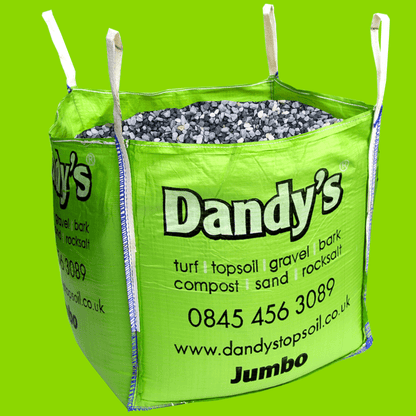 Black Ice Gravel Chippings - Dandy's Topsoil & Landscape Supplies Gravel, Slate & Aggregates