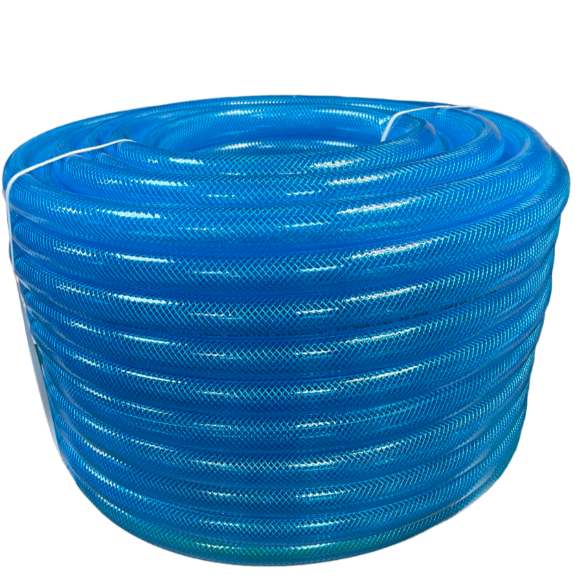 Braided Fuel Hose Blue Transparent PVC 19mm*2.1mm - Best4Trade-Retail Tech Hose & Fittings