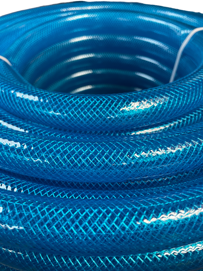 Braided Fuel Hose Blue Transparent PVC 19mm*2.1mm - Best4Trade-Retail Tech Hose & Fittings