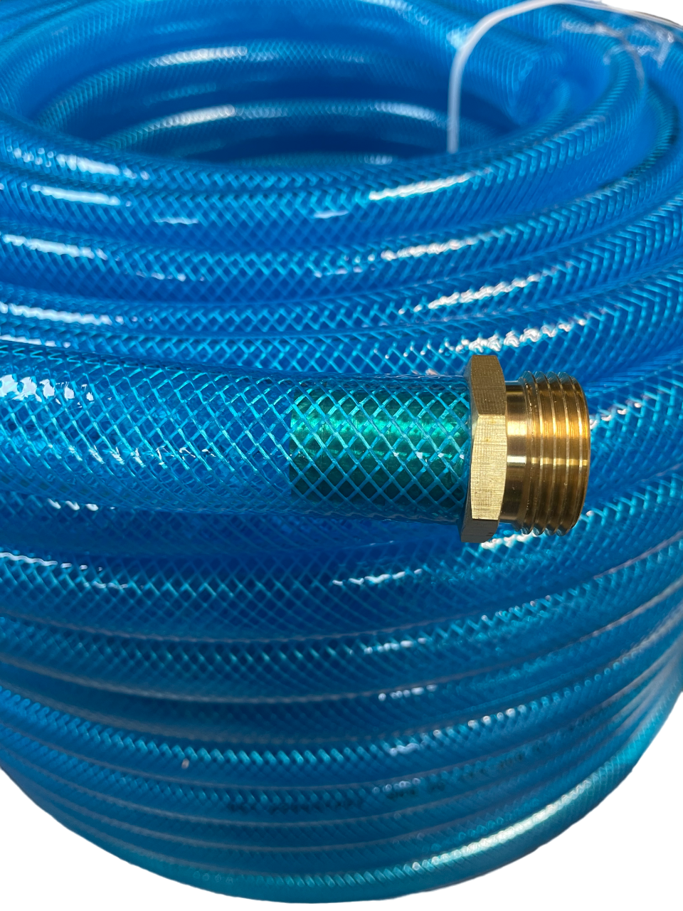 Braided Fuel Hose Blue Transparent PVC 25mm*2.6mm - Best4Trade-Retail Tech Hose & Fittings