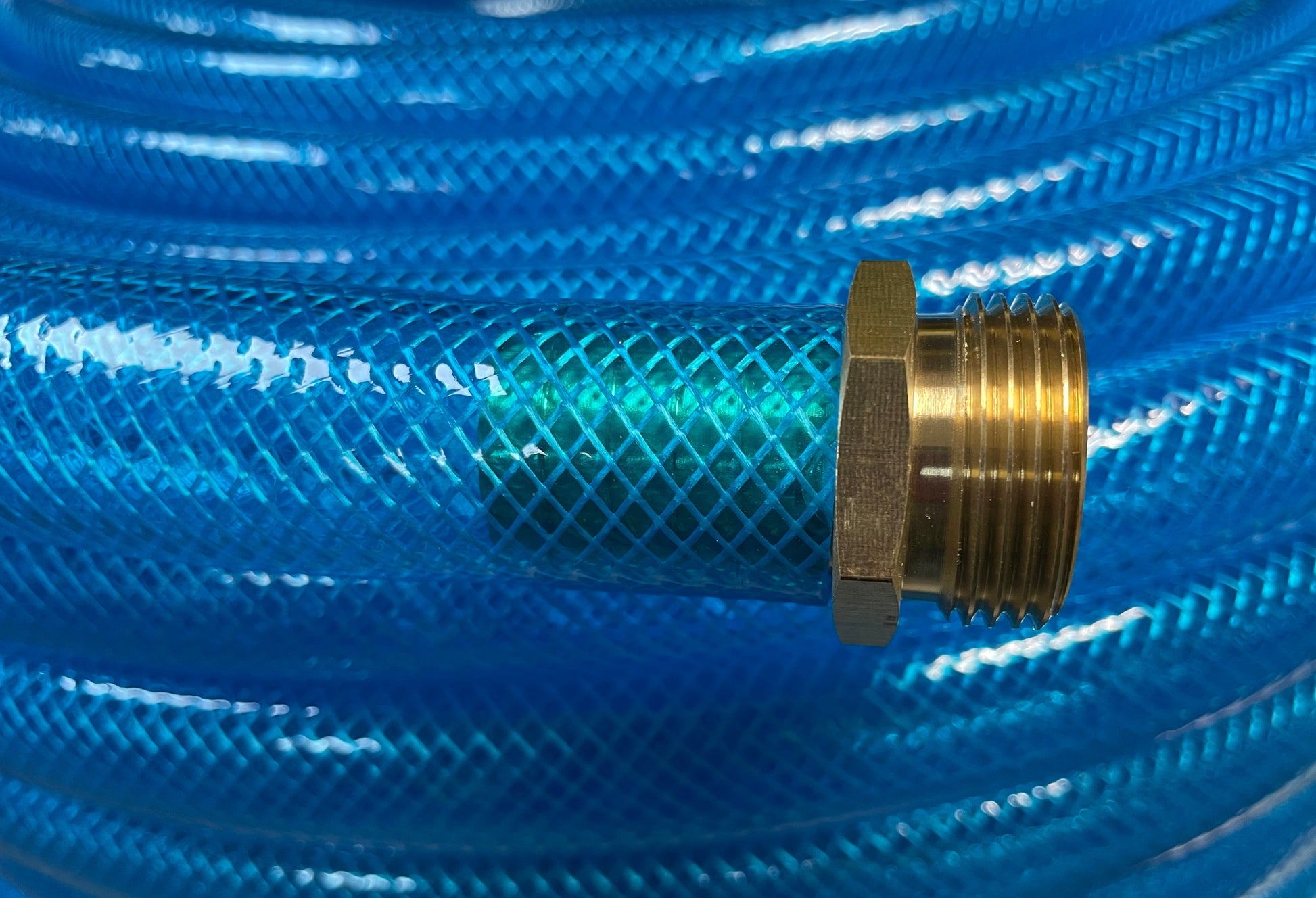 Braided Fuel Hose Blue Transparent PVC 19mm*2.1mm - Best4Trade-Retail Tech Hose & Fittings