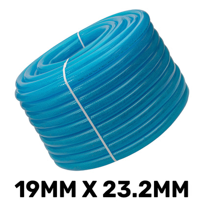 Braided Fuel Hose Blue Transparent PVC 19mm*2.1mm - Best4Trade-Retail Tech Hose & Fittings