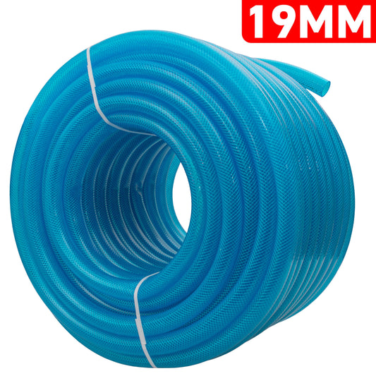 Braided Fuel Hose Blue Transparent PVC 19mm*2.1mm - Best4Trade-Retail Tech Hose & Fittings