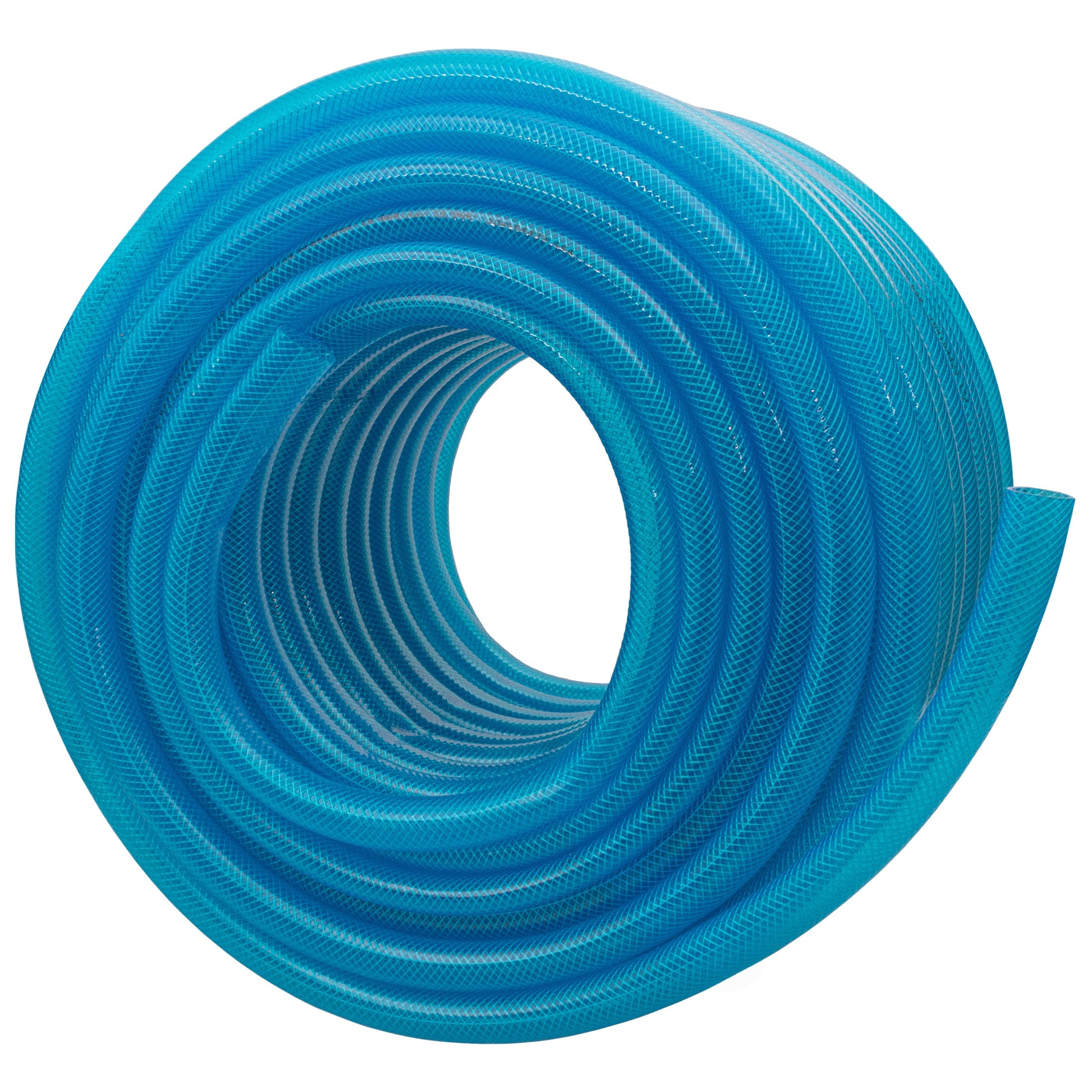 Braided Fuel Hose Blue Transparent PVC 25mm*2.6mm - Best4Trade-Retail Tech Hose & Fittings