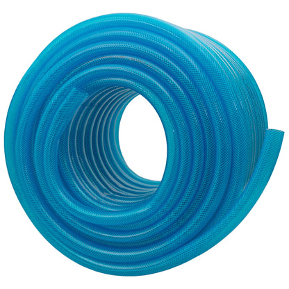 Braided Fuel Hose Blue Transparent PVC 25mm*2.6mm - Best4Trade-Retail Tech Hose & Fittings