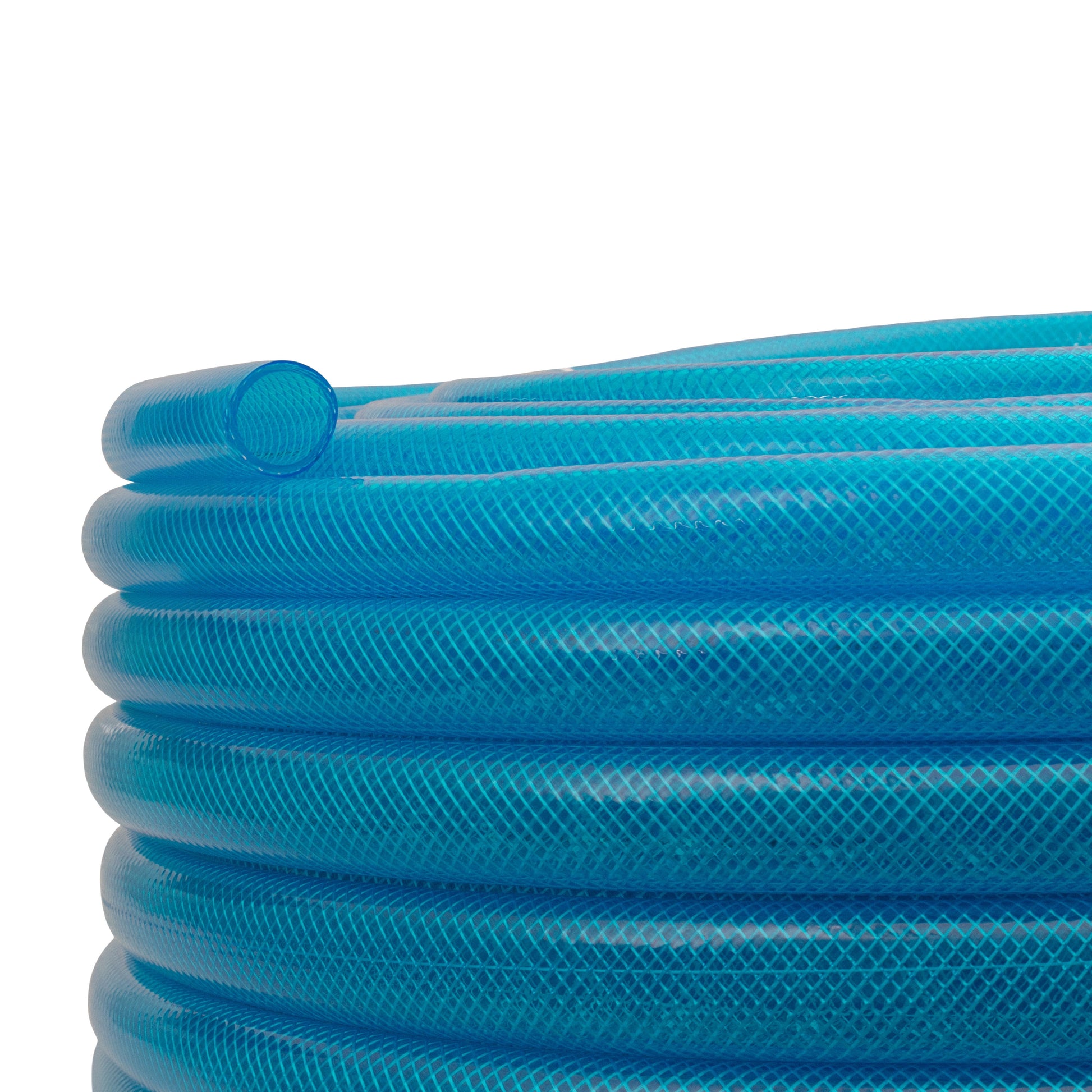 Braided Fuel Hose Blue Transparent PVC 25mm*2.6mm - Best4Trade-Retail Tech Hose & Fittings