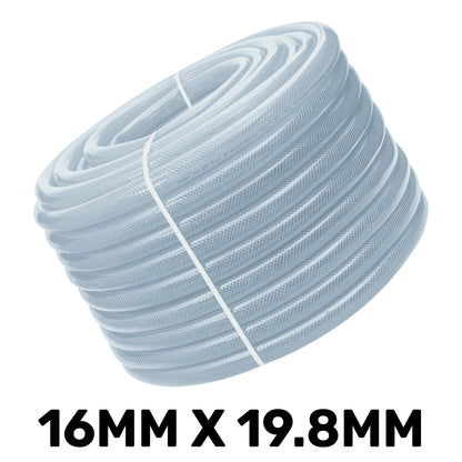 Clear Braided PVC Pipe 16mm*1.9mm - Best4Trade-Retail Tech Hose & Fittings