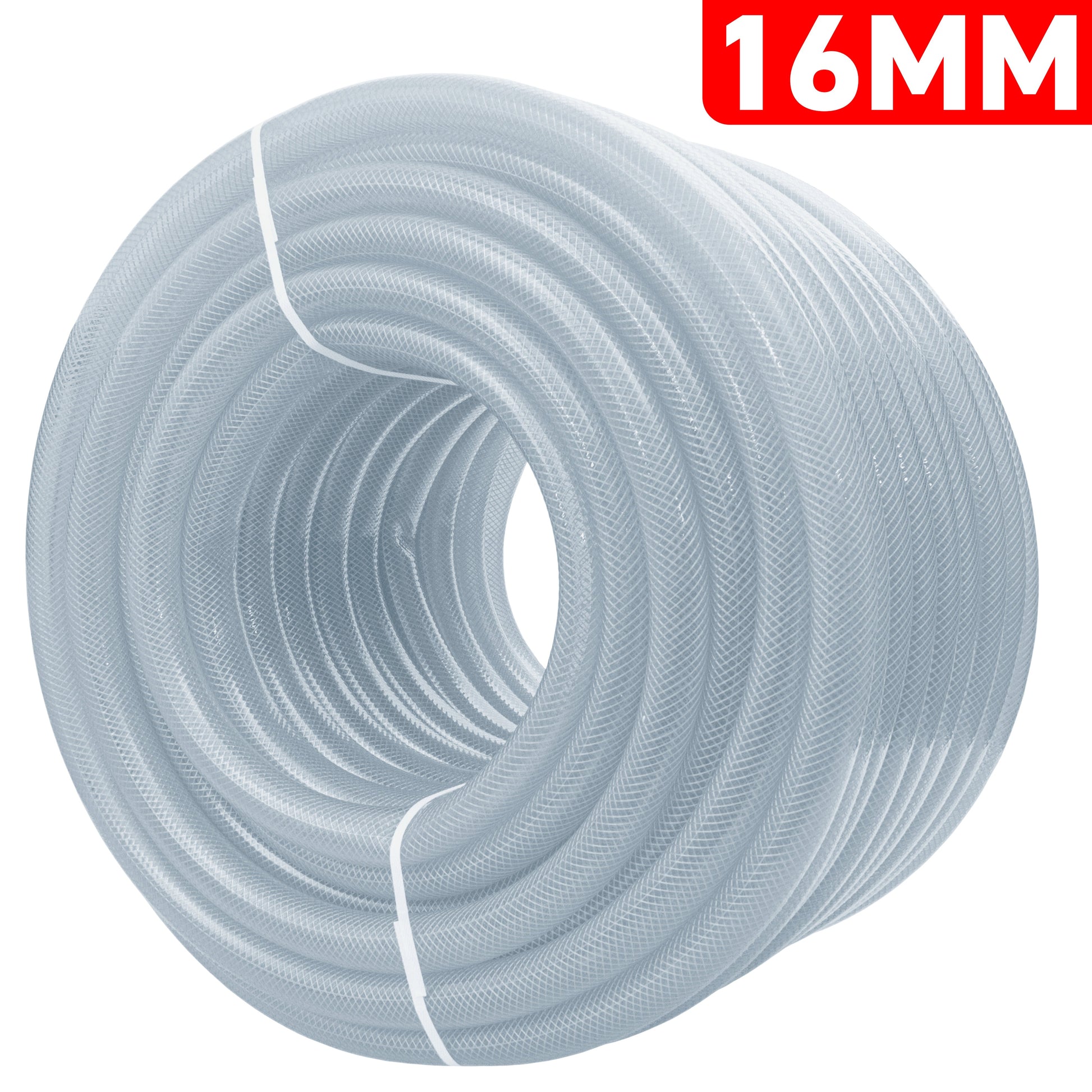 Clear Braided PVC Pipe 16mm*1.9mm - Best4Trade-Retail Tech Hose & Fittings