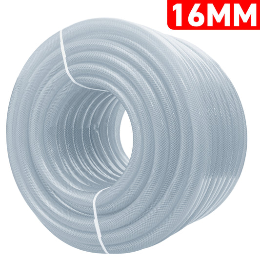 Clear Braided PVC Pipe 16mm*1.9mm - Best4Trade-Retail Tech Hose & Fittings