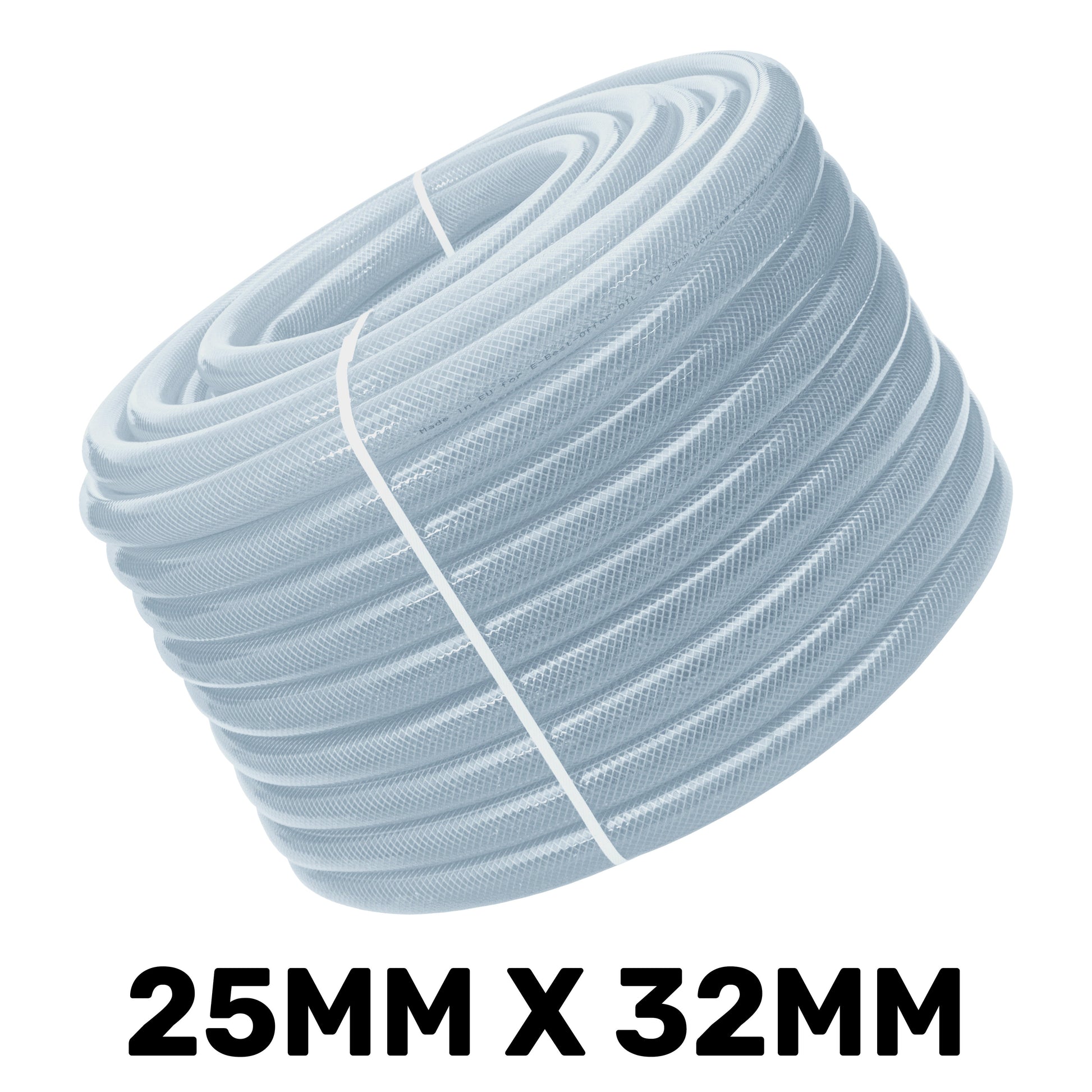 Clear Braided PVC Pipe 25mm*3.5mm - Best4Trade-Retail Tech Hose & Fittings