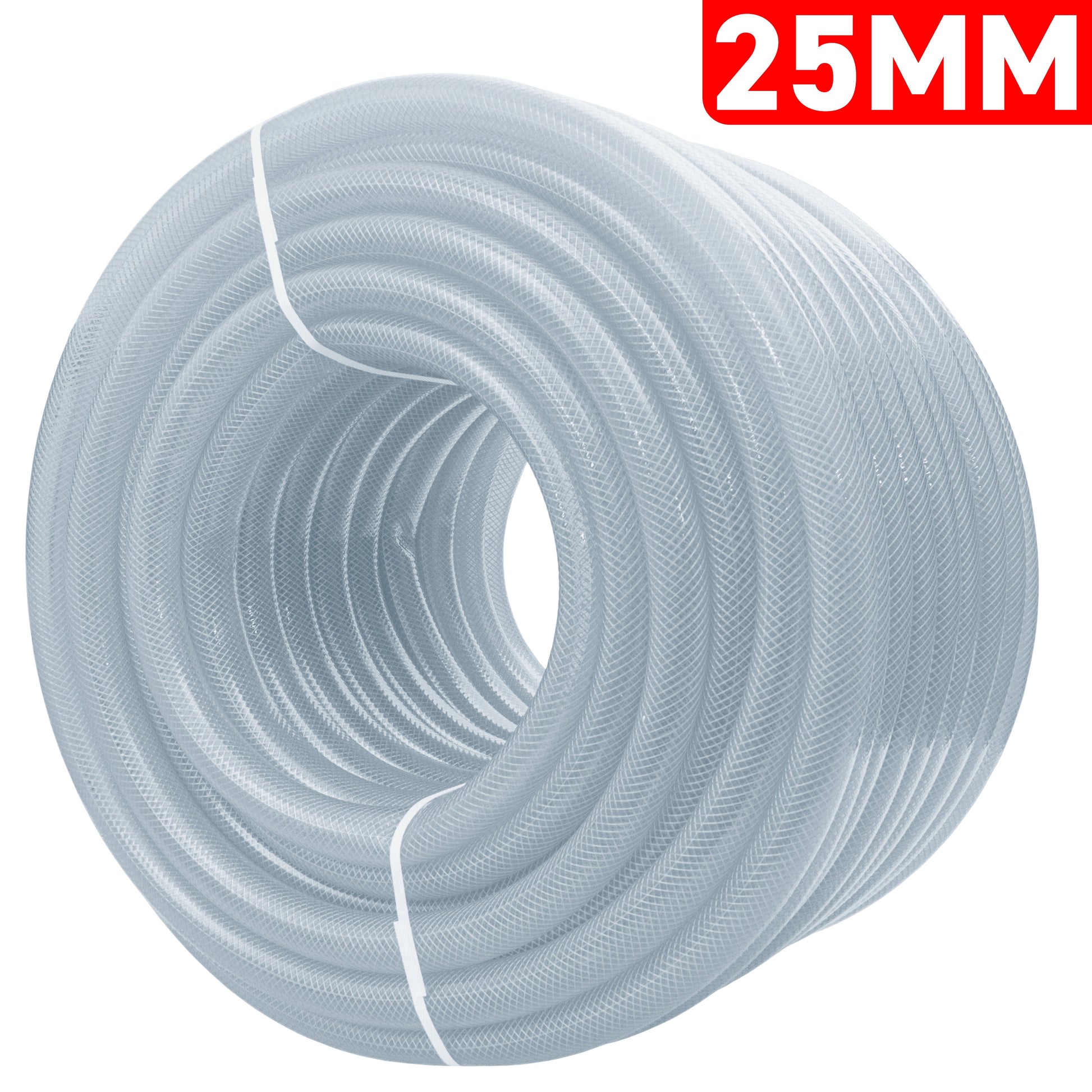 Clear Braided PVC Pipe 25mm*3.5mm - Best4Trade-Retail Tech Hose & Fittings