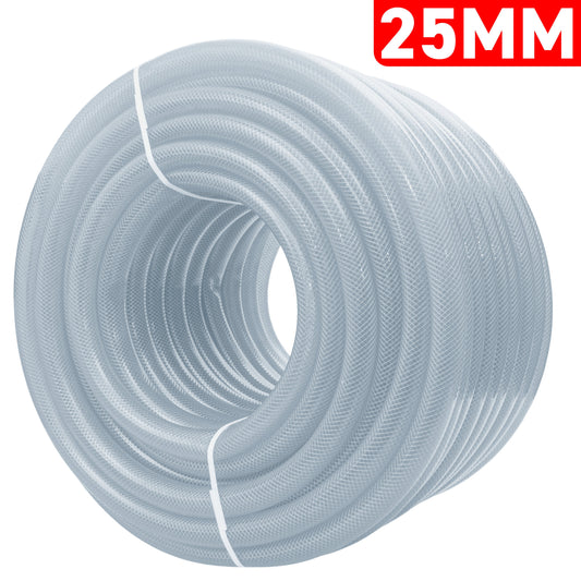 Clear Braided PVC Pipe 25mm*3.5mm - Best4Trade-Retail Tech Hose & Fittings