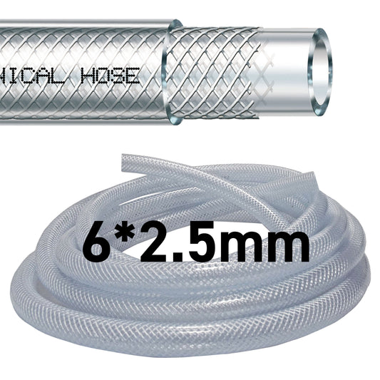 Clear Braided PVC Pipe 6mm*2.5mm - Best4Trade-Retail Tech Hose & Fittings
