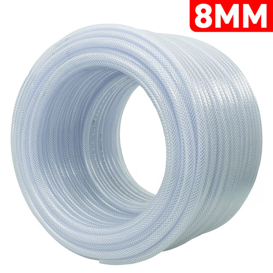 Clear Braided PVC Pipe 8mm*1.6mm - Best4Trade-Retail Tech Hose & Fittings