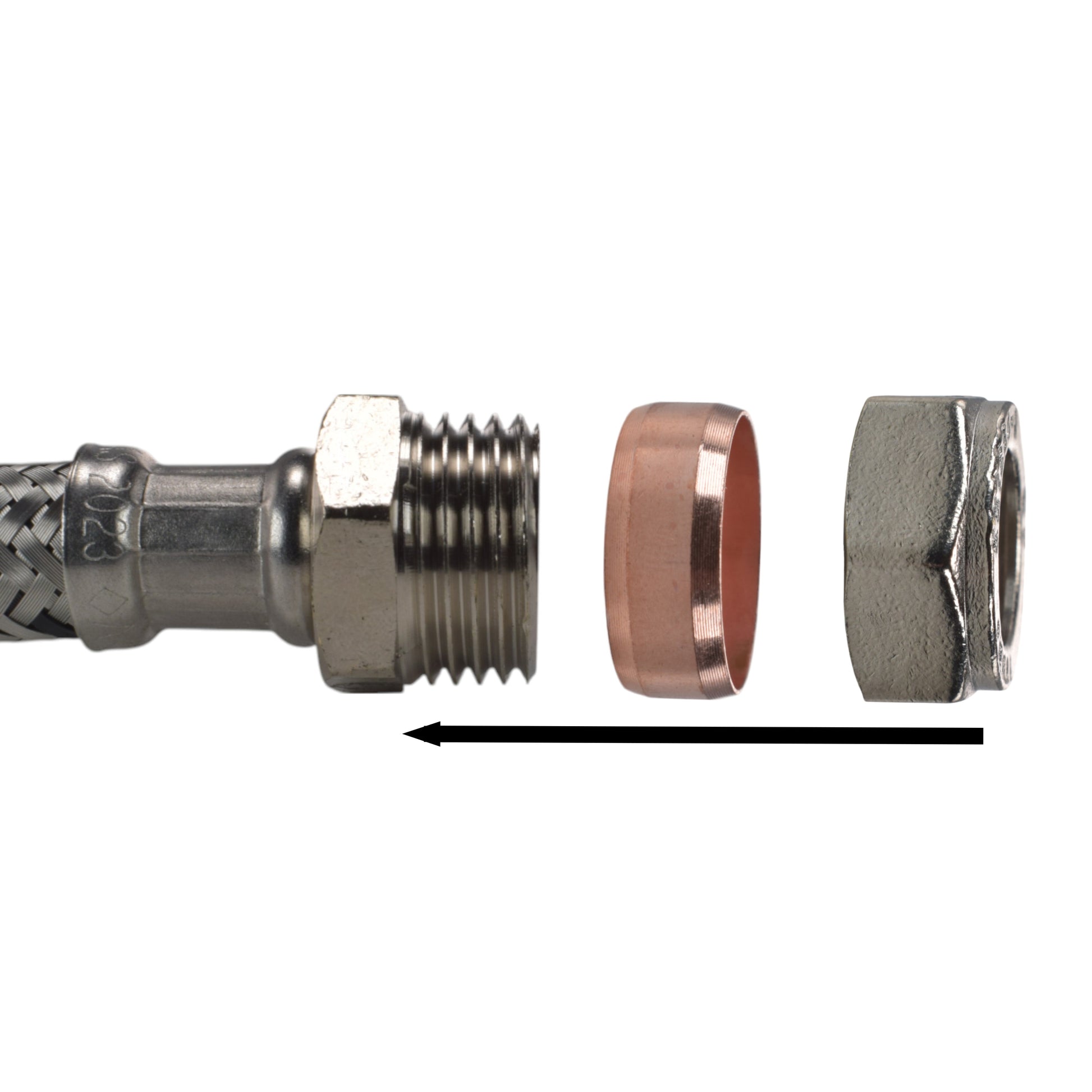 Brass Barbed Bib Tap FULL Connection Kit x2 - Best4Trade-Retail Garden watering