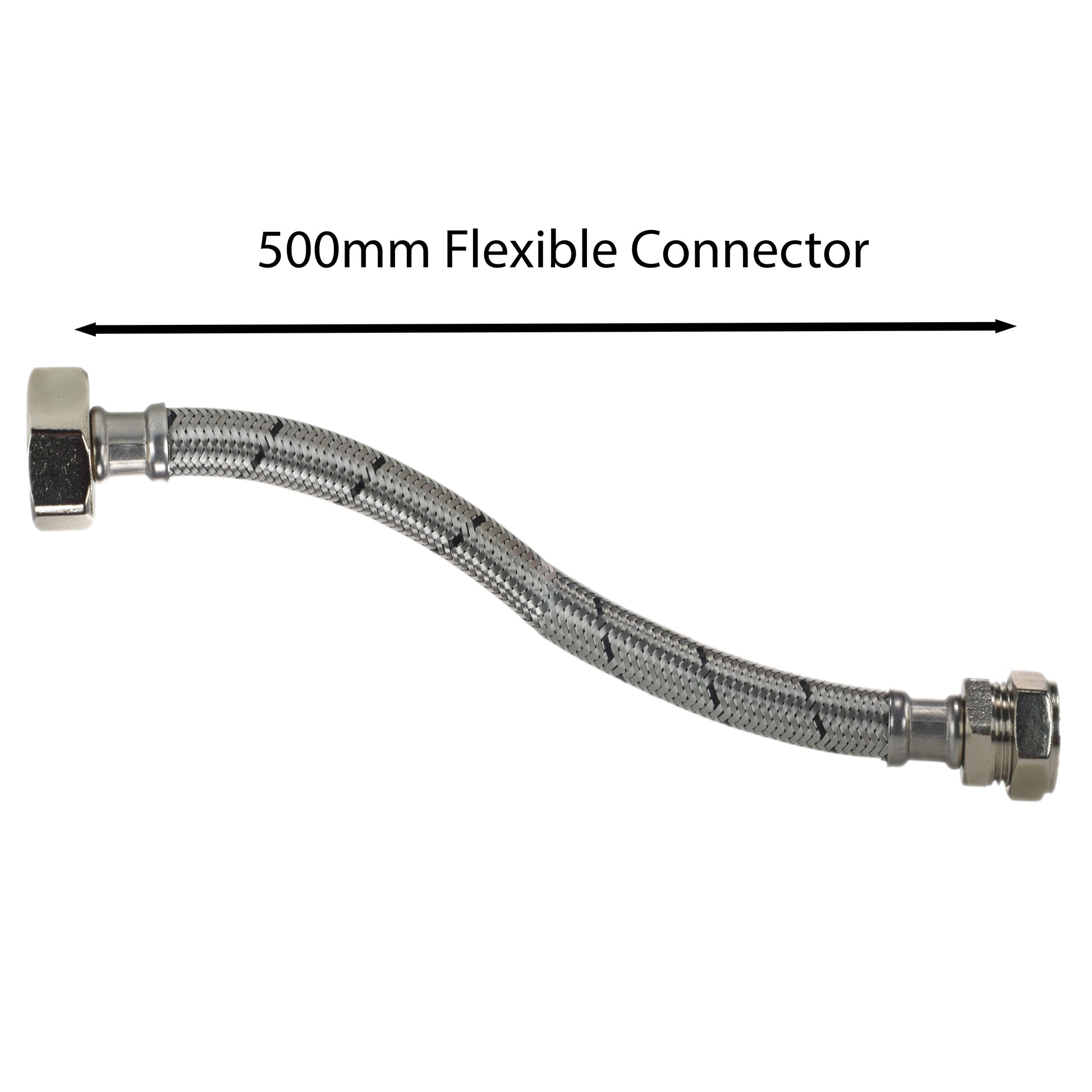 15mm Brass Compression Flexi Hose 500mm - ¾” BSPF - Best4Trade-Retail OTHER
