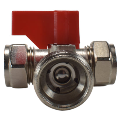 Brass Compression Tee Valve 15mm - ¾” BSP Male - Best4Trade-Retail OTHER