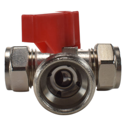 Brass Compression Tee Valve 15mm - ¾” BSP Male - Best4Trade-Retail OTHER