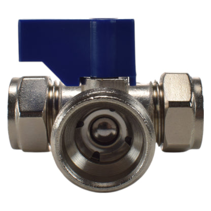 Brass Compression Tee Valve 15mm - ¾” BSP Male - Best4Trade-Retail OTHER
