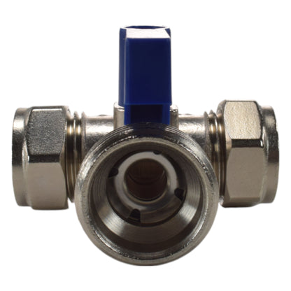 Brass Compression Tee Valve 15mm - ¾” BSP Male - Best4Trade-Retail OTHER