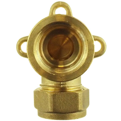 15mm Brass Wall Flange Kit with Grey Dial Tap - Best4Trade-Retail Garden watering