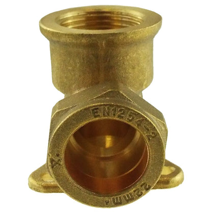 22mm Brass Wall Flange Kit with Brass Barbed Tap - Best4Trade-Retail Garden watering