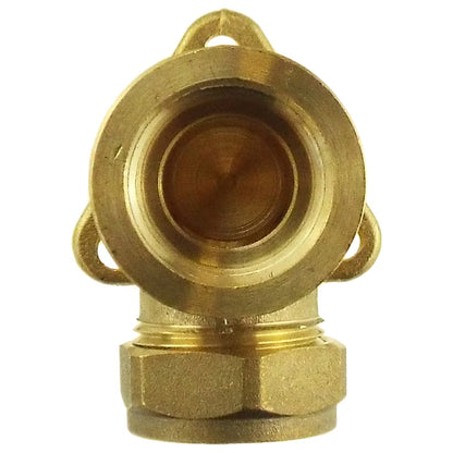 Wall Mount Copper Pipe 22mm 3/4" BSPF