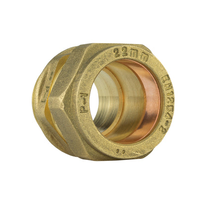 IBC 2” S60X6 Cap with BSP Female Lever Valve and Brass Compression Straight ¾” BSP – 22mm