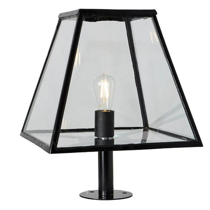 Contemporary pier light in galvanised steel 0.53m (BRP1)
