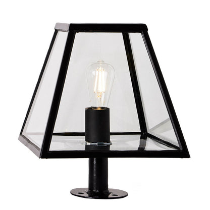 Contemporary pier light in galvanised steel 0.38m (BRP2)