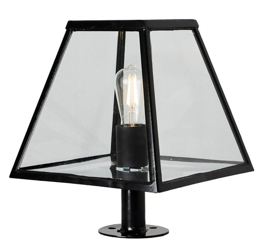 Contemporary pier light in galvanised steel 0.38m (BRP2)