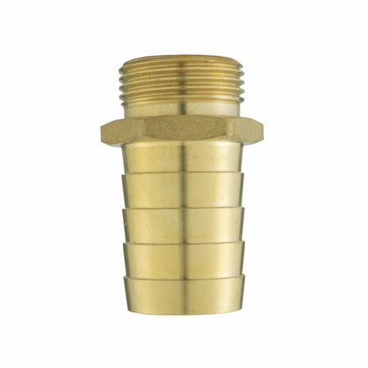 Hose Connector Blue with In-Line BSPF Valve and 25mm Brass Barb - Best4Trade-Retail Garden watering