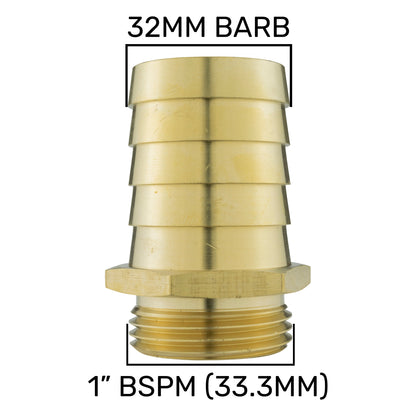 IBC 2” S60X6 Cap with Lever Valve and 32mm Brass Barb - Best4Trade-Retail