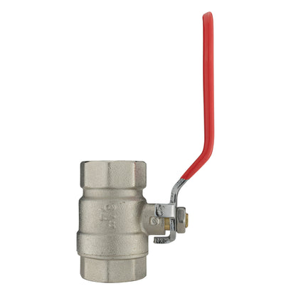 Brass Nickel-Plated Lever Valve 3/4" BSPF - Best4Trade-Retail Tech Hose & Fittings