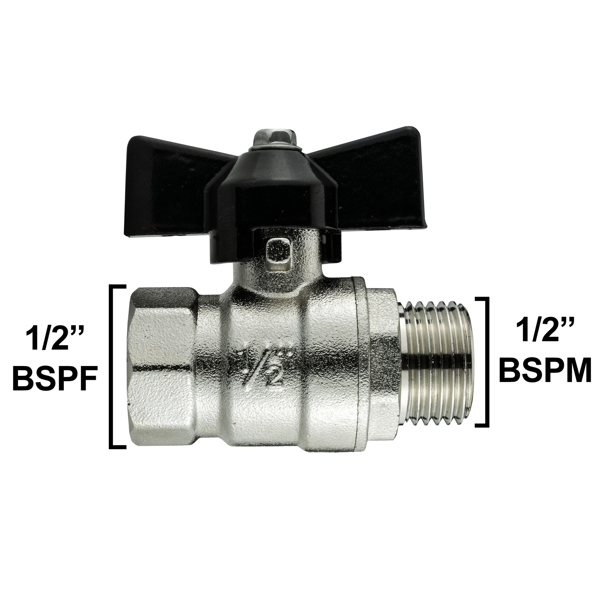 15mm Brass Wall Flange Kit with 1/2" BSP Bib Valve - Best4Trade-Retail Garden watering